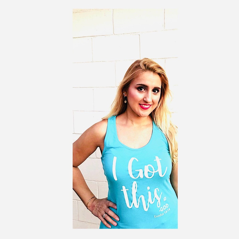 Christian Bible Verse Tank Top, Exodus 14:14